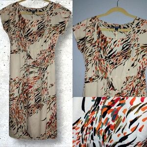 Old Navy Maternity Dress Earthy Abstract M